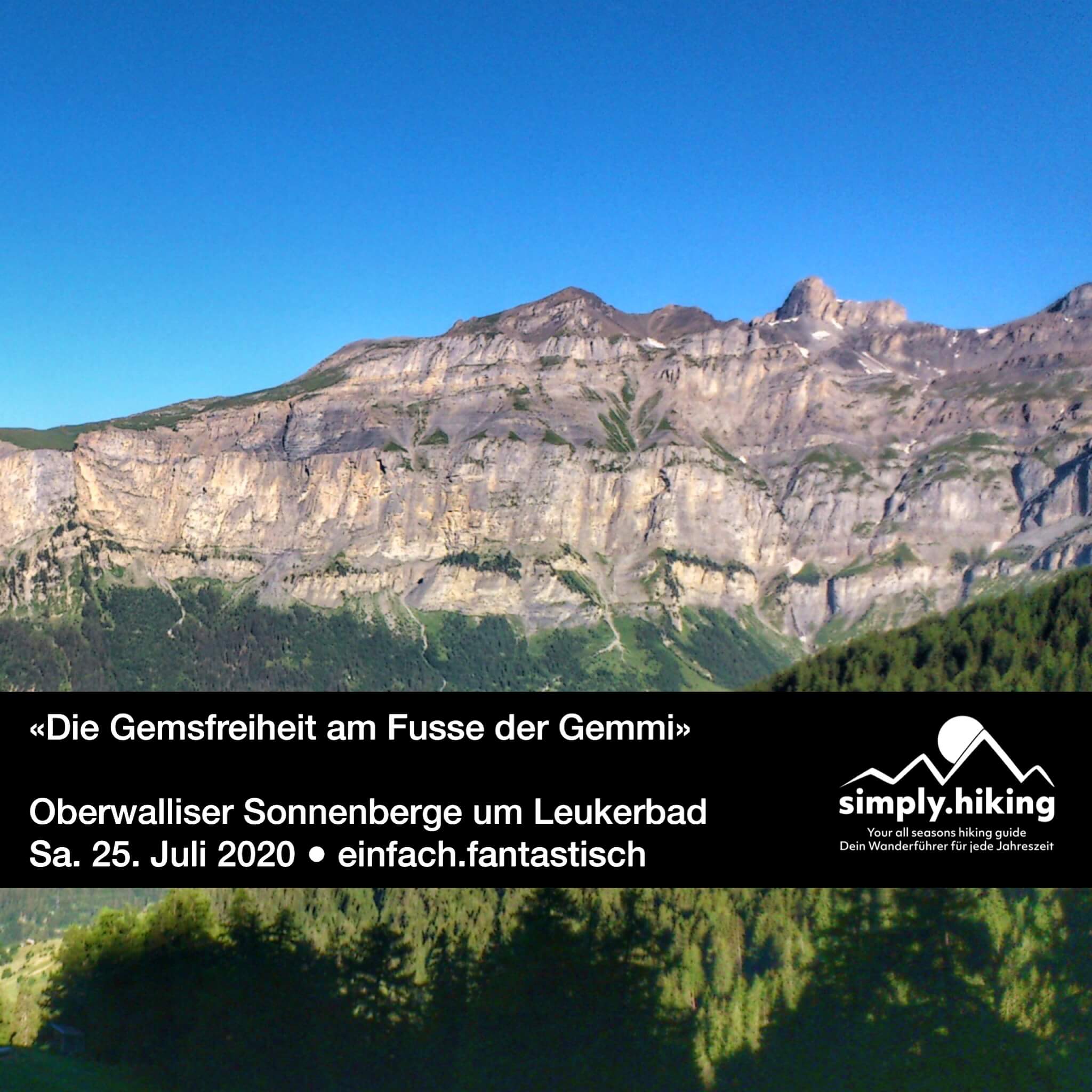 Die Gemsfreiheit um Leukerbad mit Rainer von simply.hiking