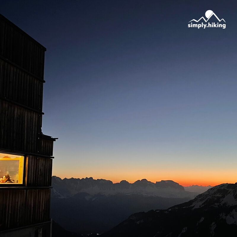 Spitzmeilen Vollmond mit Rainer von simply.hiking