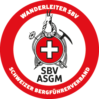 SBV Wanderleiter Logo mit Rainer von simply.hiking