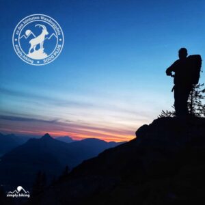 Gipfelpass 3000plus Mondschein Sparrhorn mit Reini Rainer von simply.hiking auf die höchsten Wandergipfel der Alpen