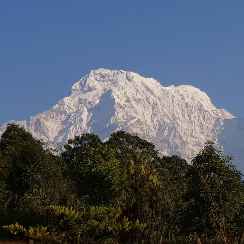 Nepal mit Reini von simply.hiking Annapurna South, One