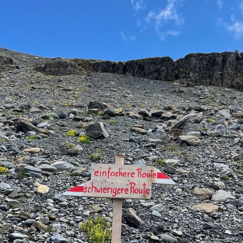 Etappe 8 Variante Clariden Höhenweg Klausenpass Claridenhütte Fiseten Via Glaralpina Rund um den Kanton Glarus Weitwandern mit Reini von simply.hiking