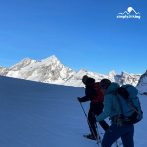 Oster-Schneeschuhtage Lämmerenhütte SAC praktische Lawinenkunde mit Reini von simply.hiking