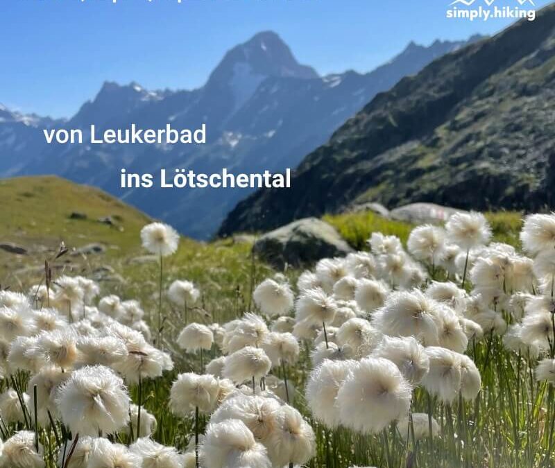 Pässe, Alpen, alpine Horizonte - von Leukerbad ins Lötschental mit Reini von simply.hiking
